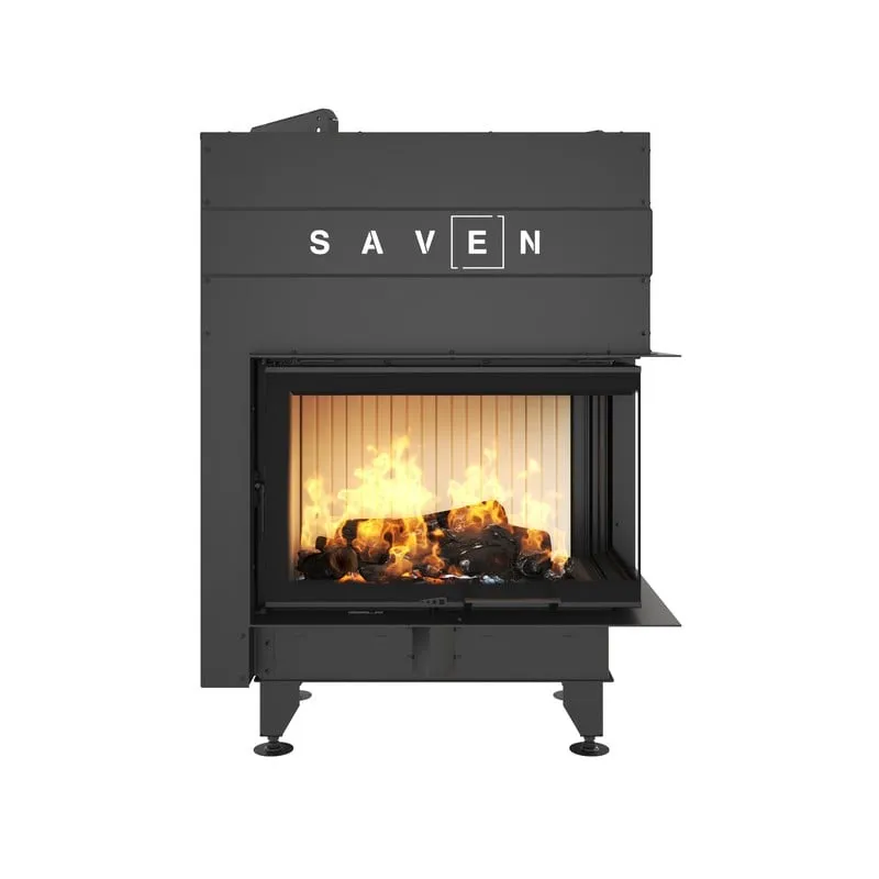 kamin ugradbeni g/saven energy up 75x50x47r (15,1 kw) - bijeli šamot - slika 3