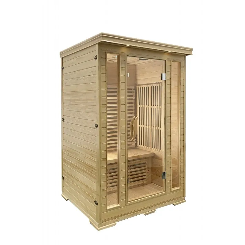 sauna infracrvena kabina za 2 osobe comfort124x116x190 cm - slika 2