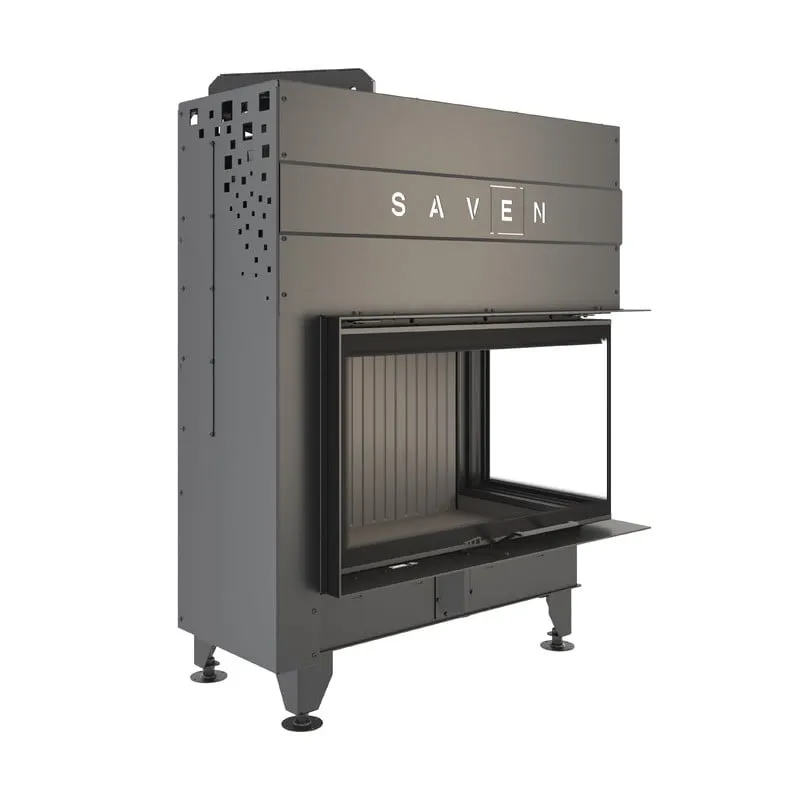 kamin ugradbeni g/saven energy up 85x50x47r (17,0 kw) - crni šamot - slika 6