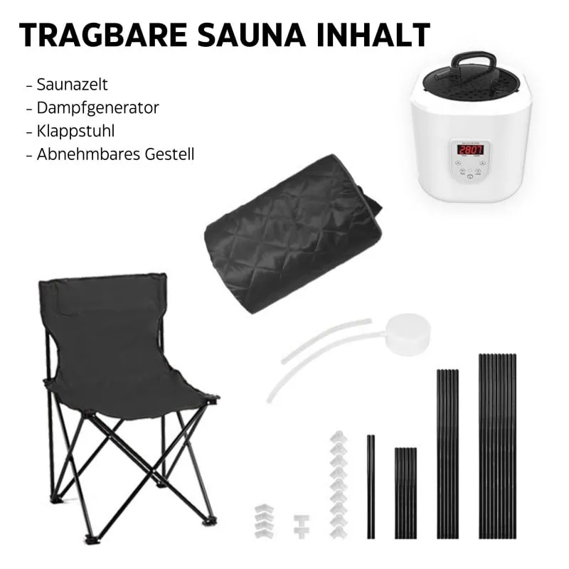 sauna parna prijenosna 90x90x190 cm - slika 6