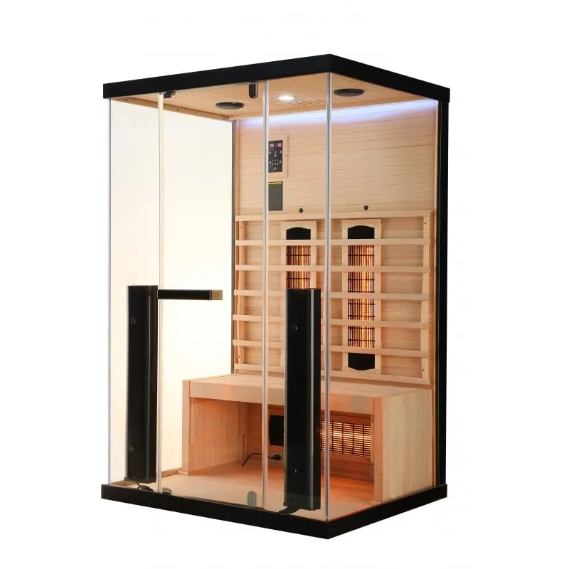 sauna billund 2 nova infracrvena za 2 osobe 125x100x190 cm (komplet za montažu) - slika 9