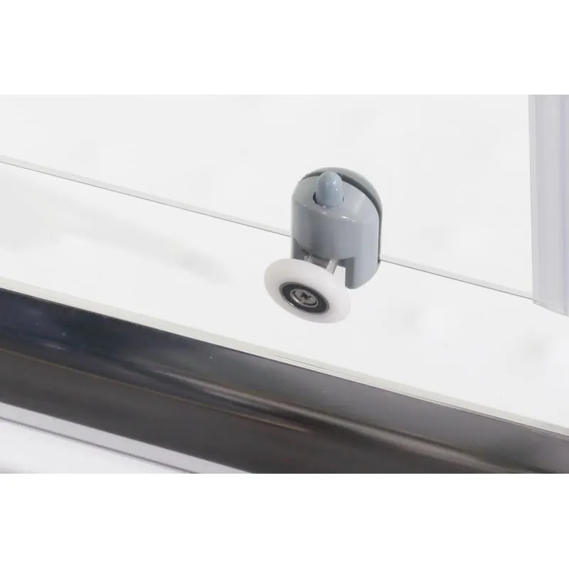 polukružni tuš s 2 klizna vrata krom 88,5-90x88,5-90x190cm - slika 4
