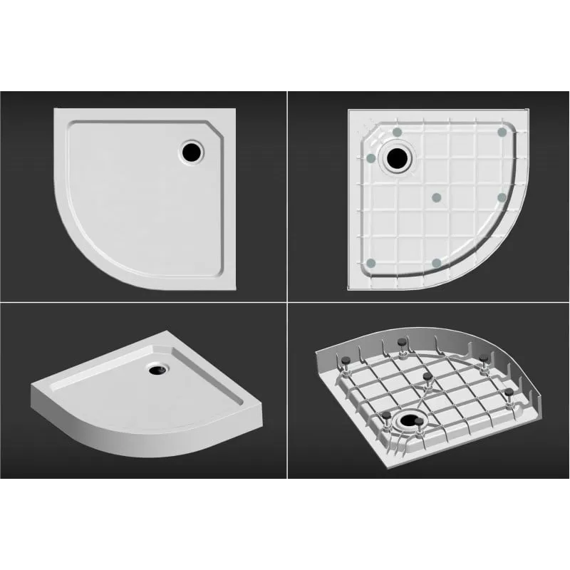 tuš kada sa sifonom smc 80x80x14cm - slika 5