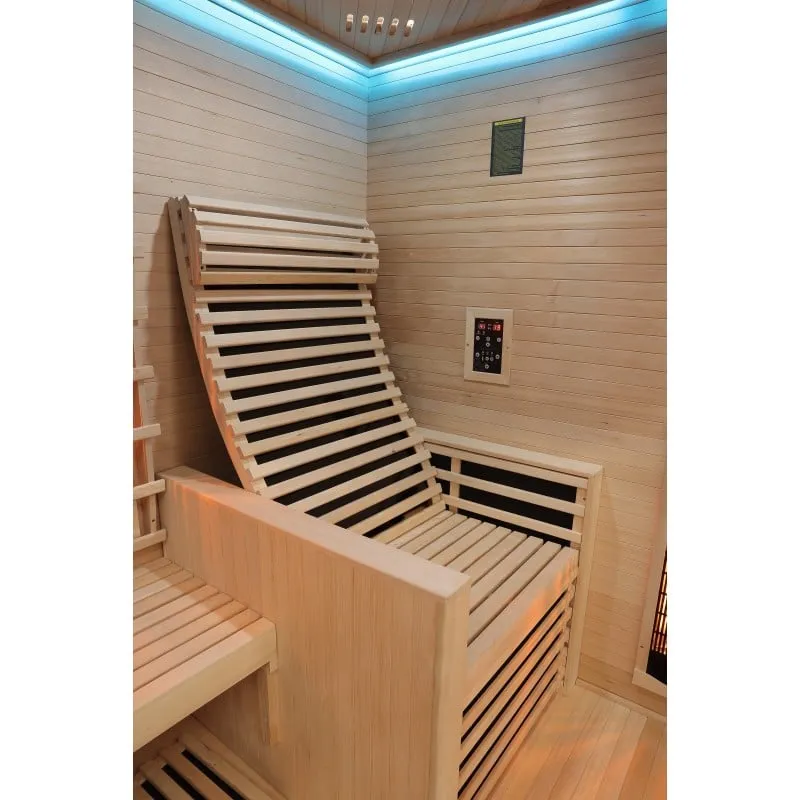 sauna carbon 3 infracrvena za 2 osobe 150x150x195 cm - slika 10