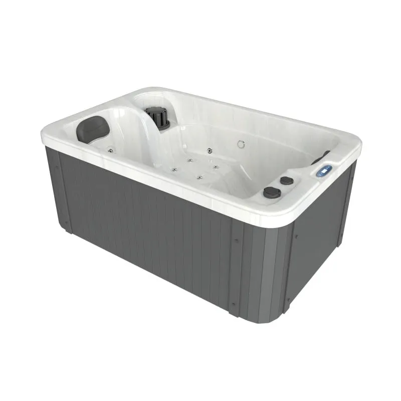 bazen hidromasažni- jacuzzi vanjski split - bijeli mramor 175x115x70 cm - slika 6