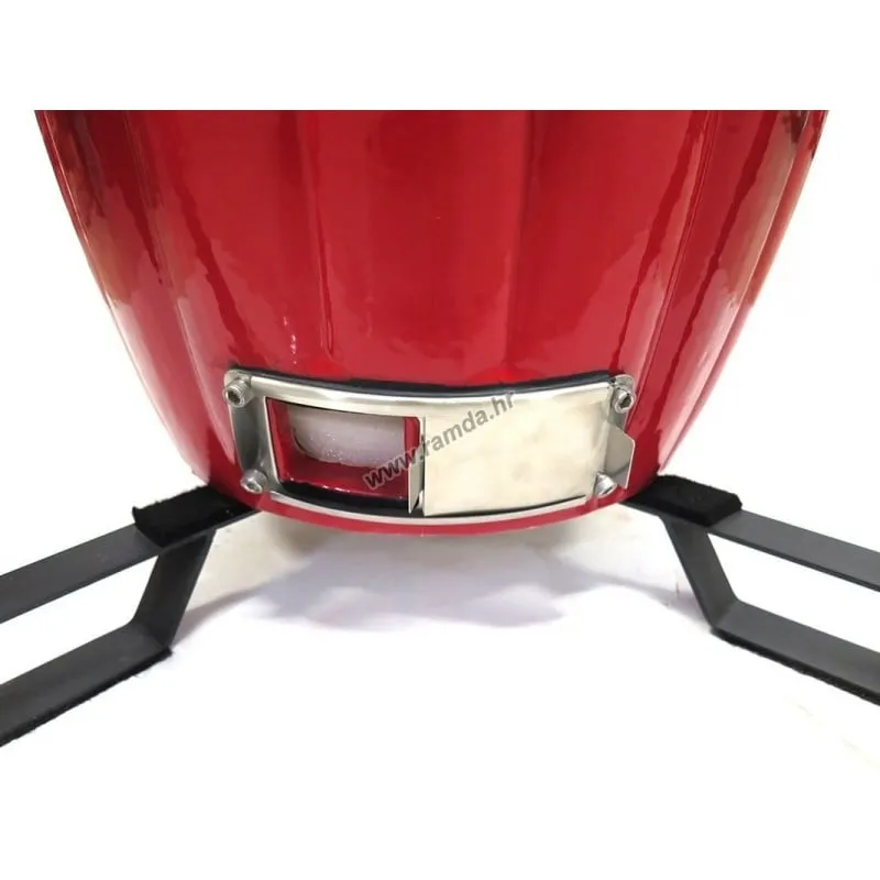 roštilj kamado žar pumpkin crven fi15" fi38cm - slika 4
