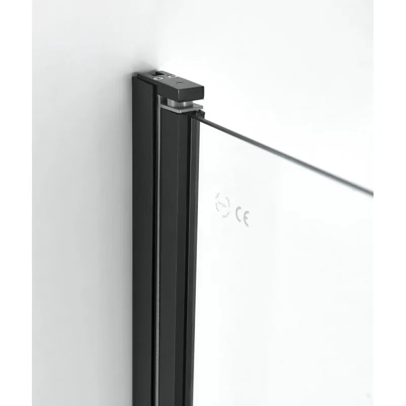 vrata za okretanje 80cm crna mat 78-80x195cm - slika 3