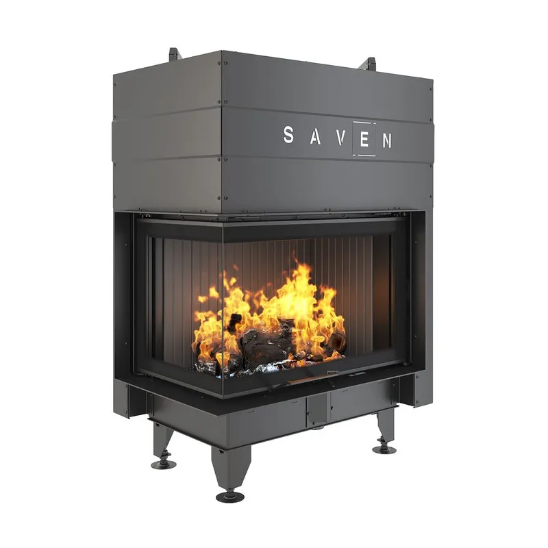 Kamin ugradbeni G/SAVEN Energy Up 75x50x47L (15,1 kW) - crni šamot - Mihovljan, Čakovec