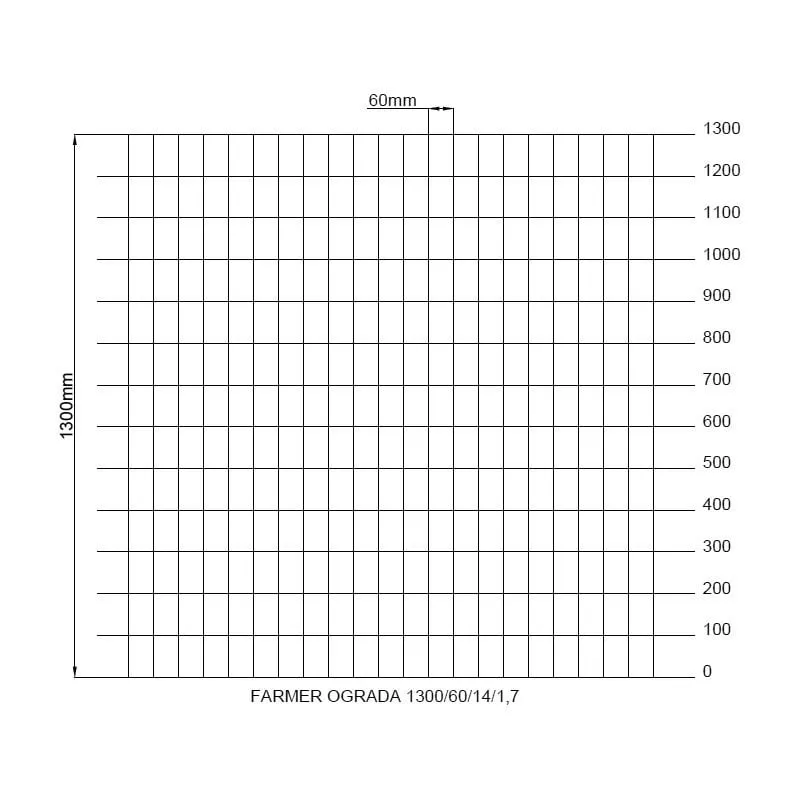 farmer pletivo extra 1300/60/13/1,6 25m - slika 3