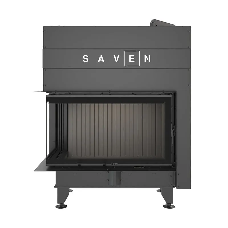 kamin ugradbeni g/saven energy up 85x50x47l (17,0 kw) - crni šamot - slika 6