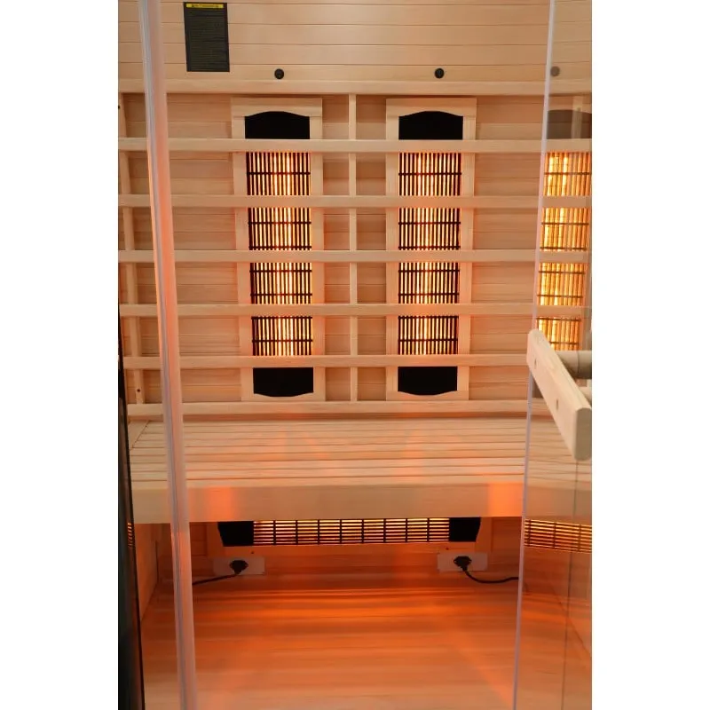 sauna billund 2 nova infracrvena za 2 osobe 125x100x190 cm (komplet za montažu) - slika 4