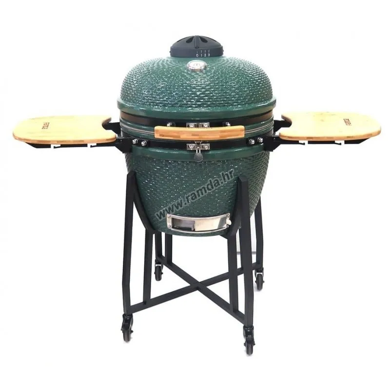 roštilj kamado pattern fish zelen fi16" fi41cm - slika 2