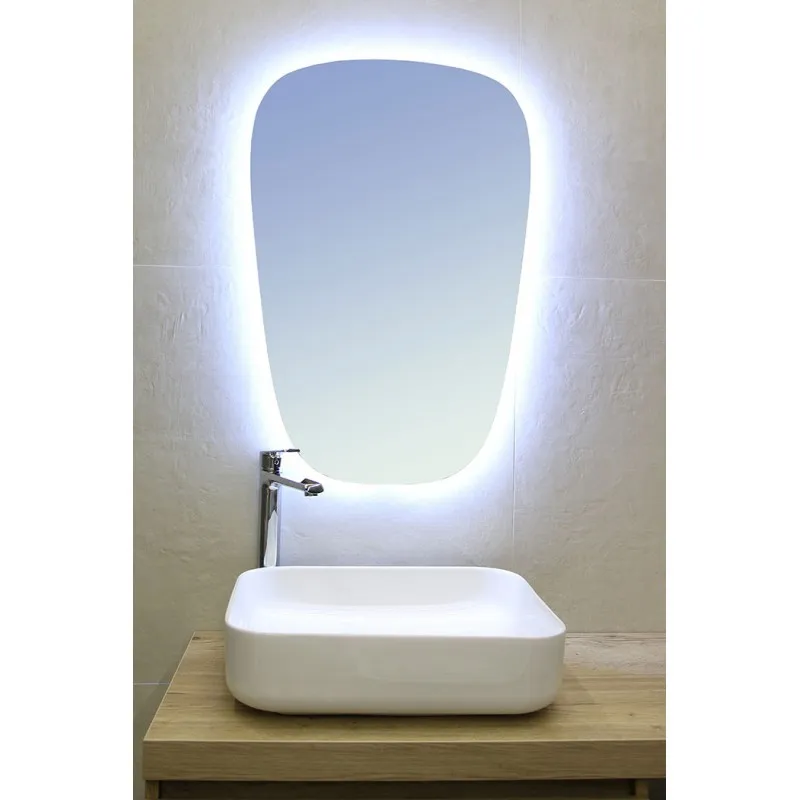 shine oval led ogledalo sa senzorom pokreta - slika 1