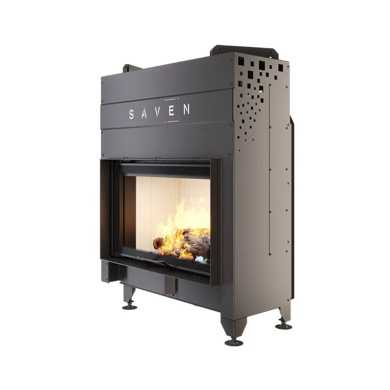 kamin ugradbeni g/saven energy up 80x50 (17,0 kw) eco - bijeli šamot - slika 3