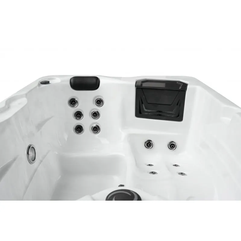 bazen hidromasažni - jacuzzi vanjski diablo - bijeli mramor 210x160x80 cm - slika 5