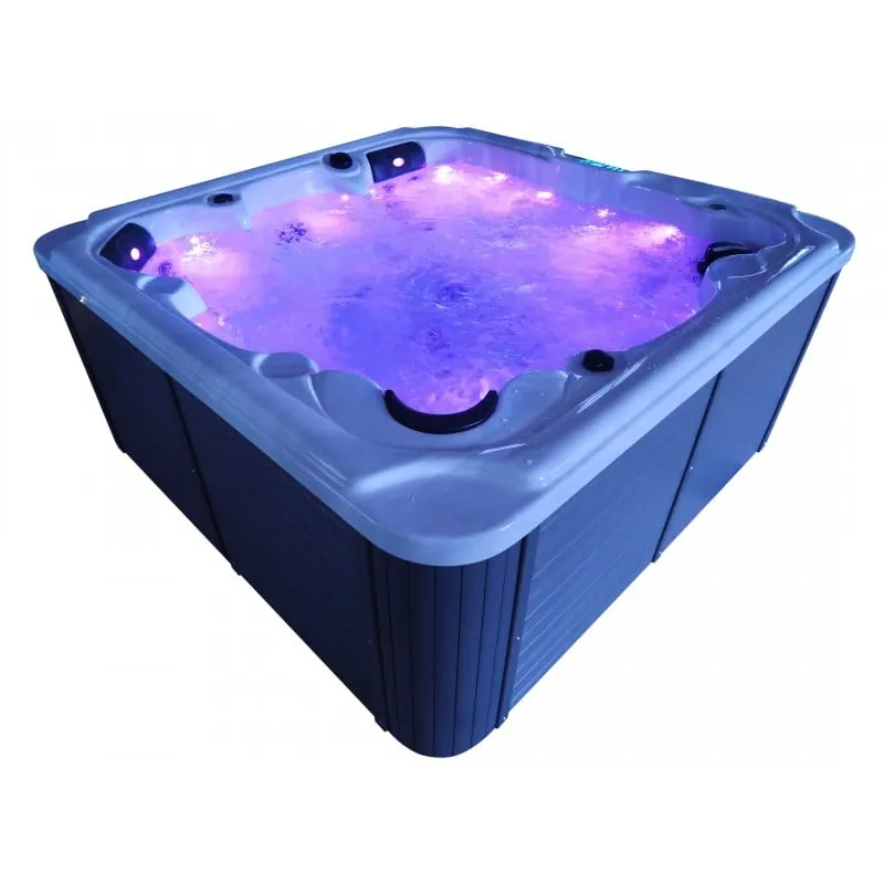 bazen hidromasažni- jacuzzi vanjski oasis maxi - bijeli mramor 210x210x95 cm - slika 27