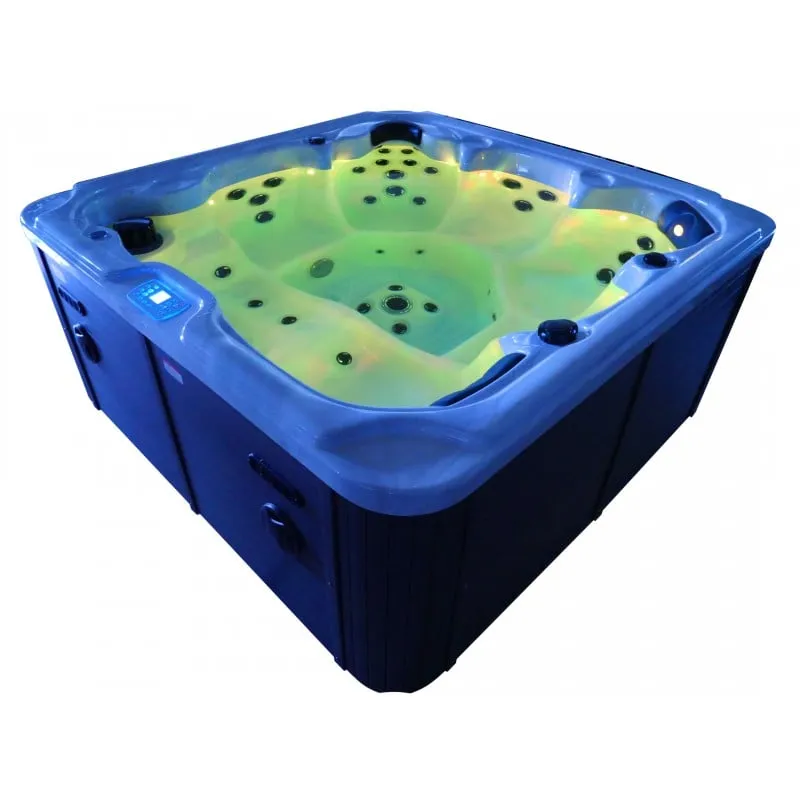 bazen hidromasažni- jacuzzi vanjski oasis maxi - bijeli mramor 210x210x95 cm - slika 16