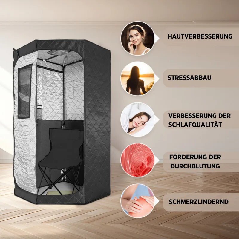 sauna prijenosna infracrvena 90x90x190 cm - slika 8