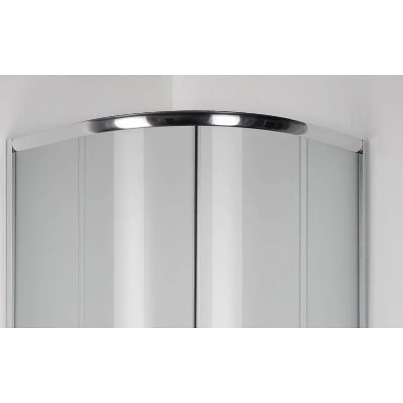 polukružni tuš s 2 klizna vrata krom 88,5-90x88,5-90x190cm - slika 3