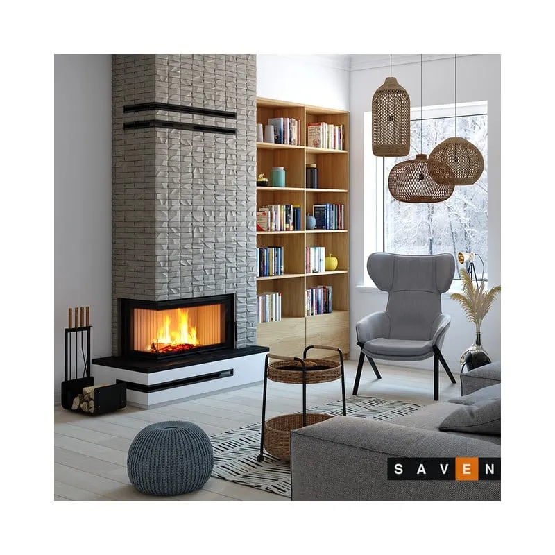 kamin ugradbeni saven energy 85x50x47l (17,0 kw) eco - slika 10