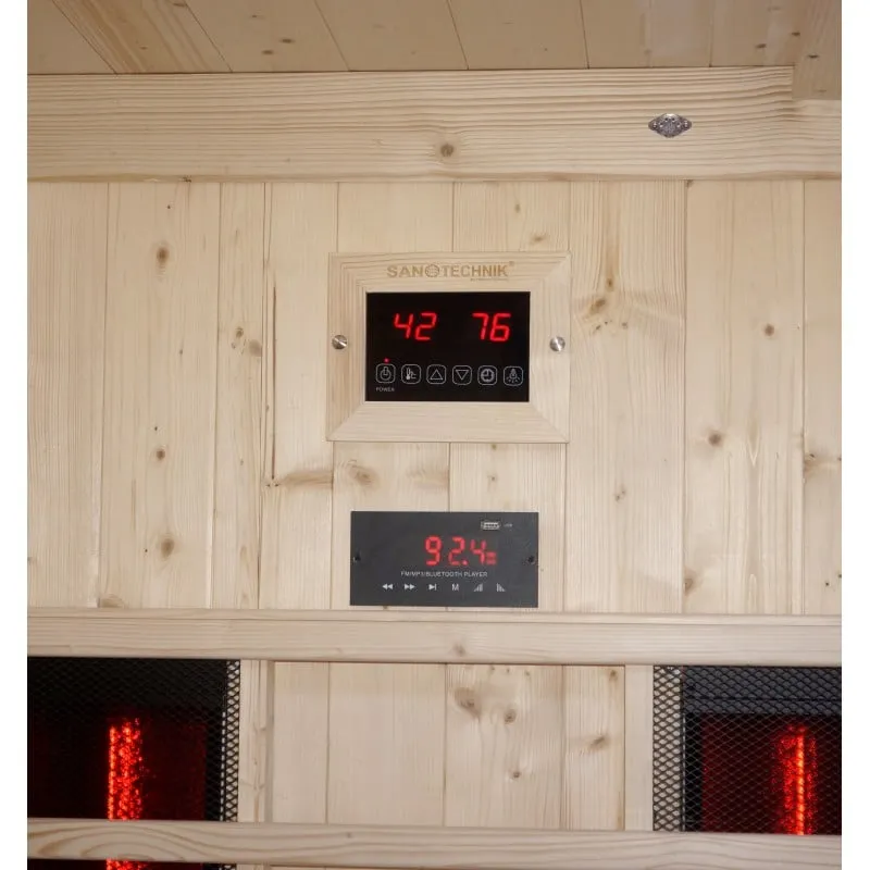 sauna vanjska lahti za 6 osoba - 198x181,5x202,2 cm - slika 9