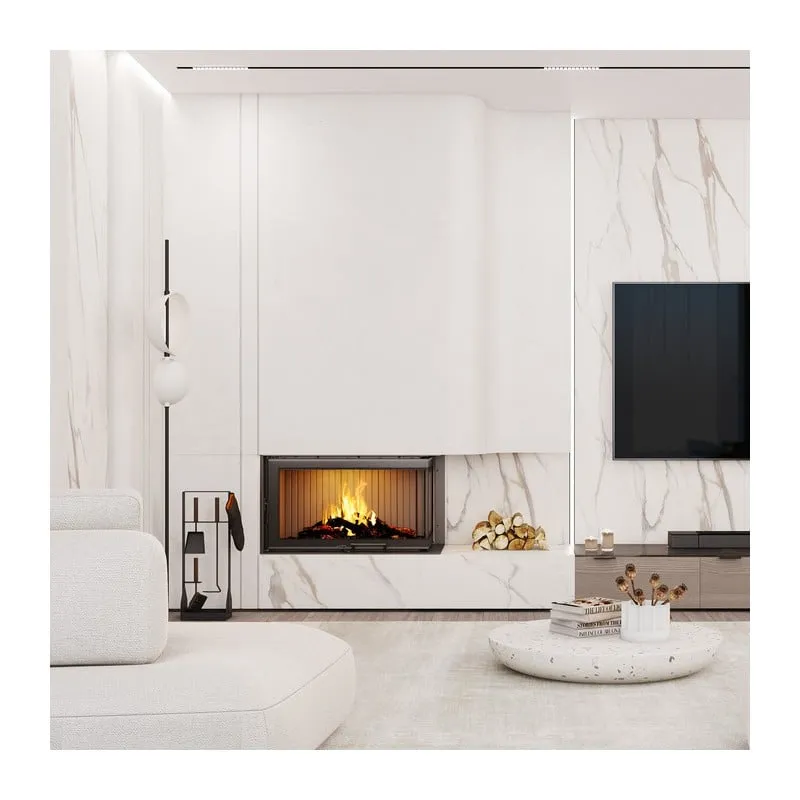 kamin ugradbeni g/saven energy up 85x50x47l (17,0 kw) - crni šamot - slika 11