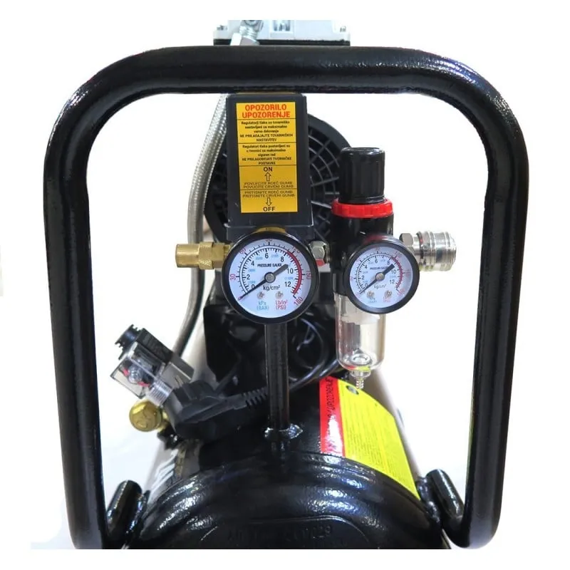 ramda kompresor tihi bezuljni 24l, 0,75kw, 8bar, 60l/min - slika 10
