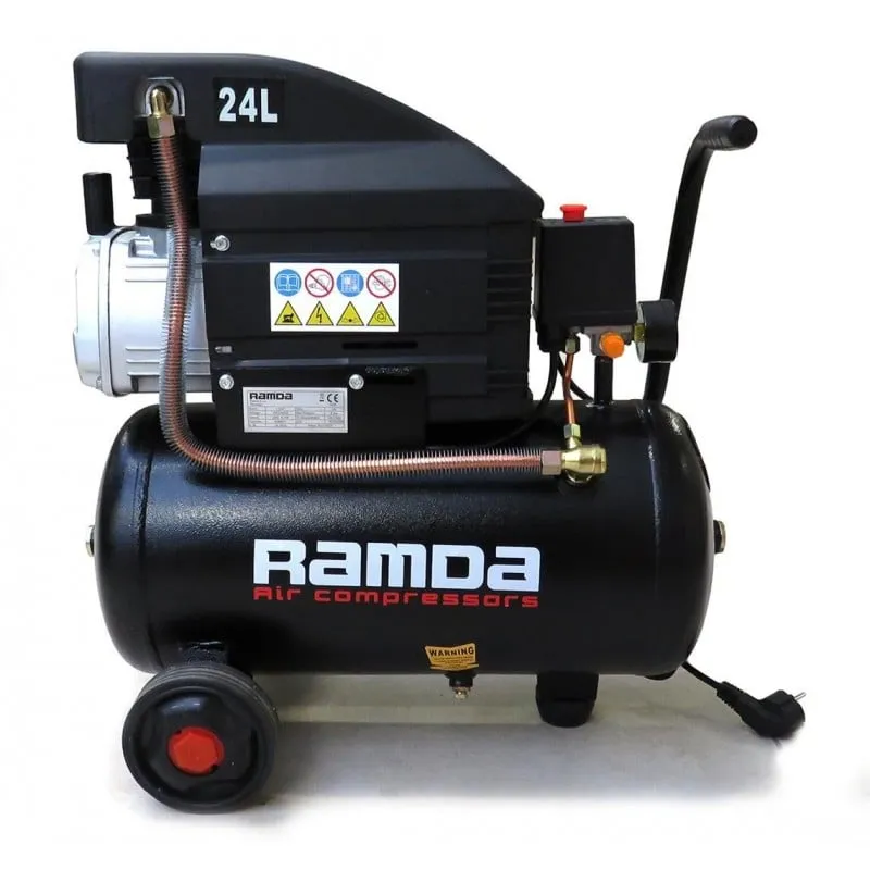 kompresor klipni 190/2 24l/8bar/1.1kw(1.5ks) 190l/min - ramda - slika 8