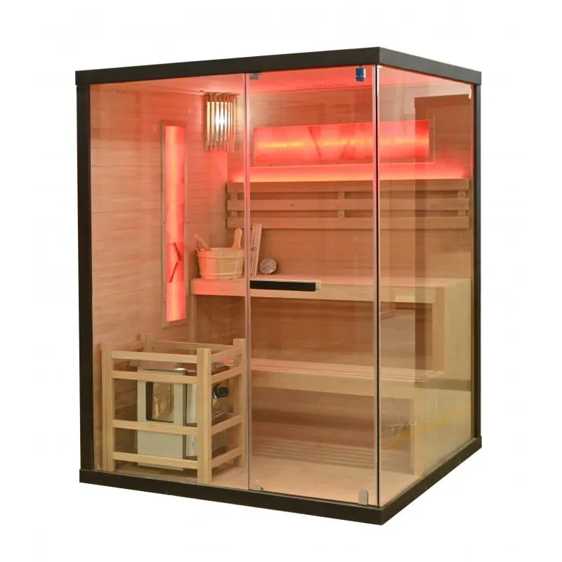 sauna luxor 2 za 3 osobe 150x140x190 cm - slika 2