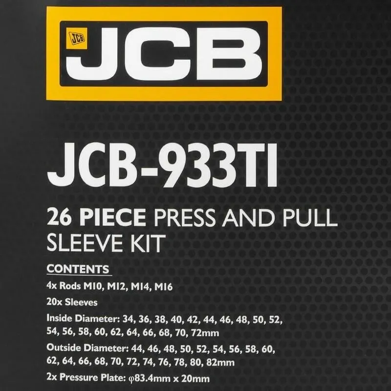 set za montažu i demontažu ležajeva jcb-933t1 - slika 5