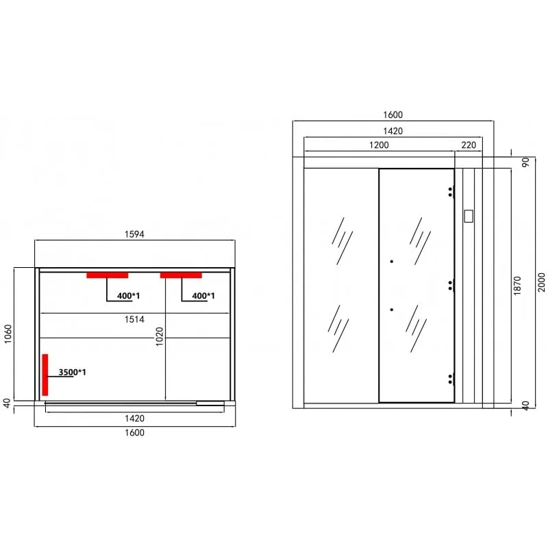 sauna infracrvena alaska za 2 osobe - slika 7