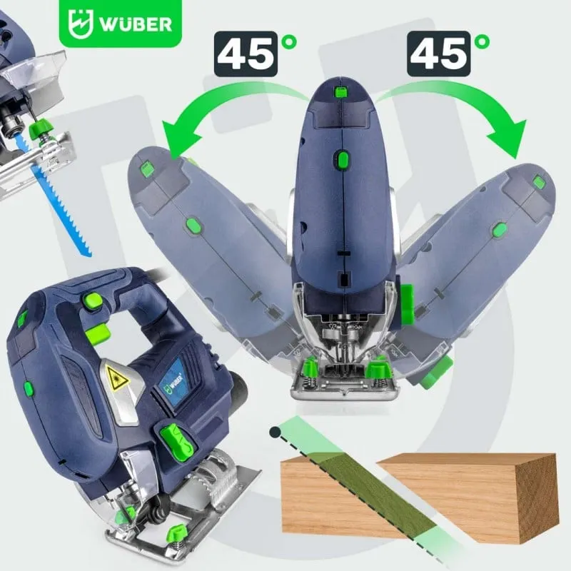 električna ubodna pila za drvo s laserom w84800 wuber - slika 7