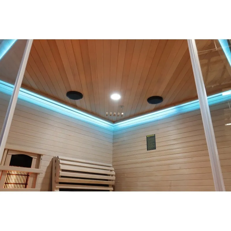 sauna carbon 3 infracrvena za 2 osobe 150x150x195 cm - slika 12