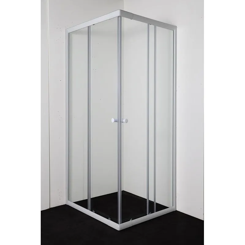 Pravokutna tuš kabina kutni ulaz, bijeli 78,5-90x190cm staklo 4 mm - Mihovljan, Čakovec