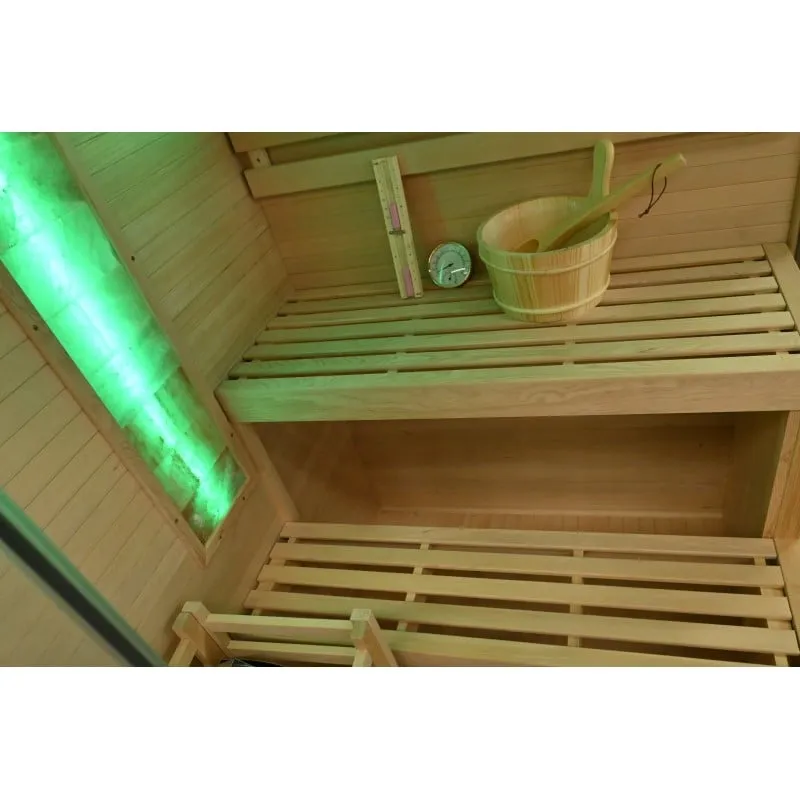 sauna luxor 1 za 2 osobe 120x120x190 cm - slika 3