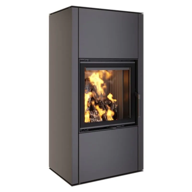 peć na drva samostojeća saven vatra xl 50x50 black eco (8,4 kw) - slika 4