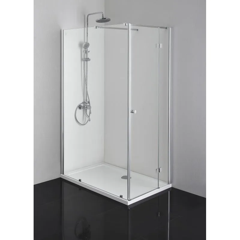 kromirana vrata za tuširanje 77-79x195cm - slika 2
