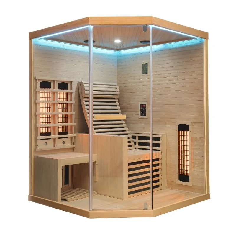 sauna carbon 3 infracrvena za 2 osobe 150x150x195 cm - slika 20