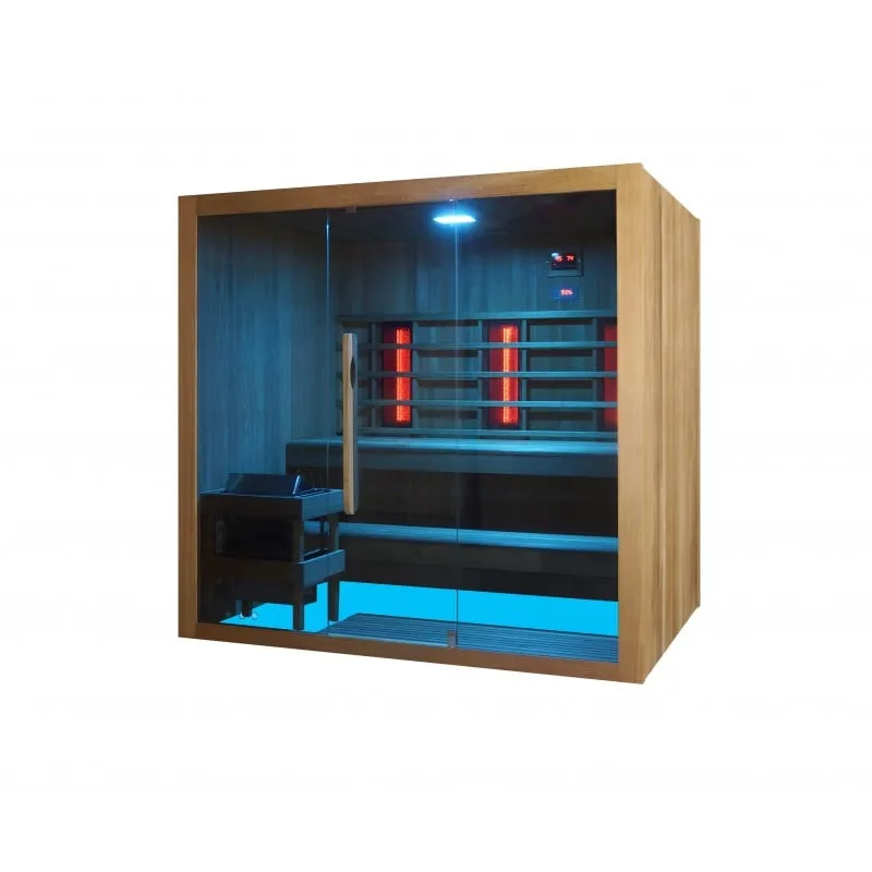 sauna kotka+ infracrvena kabina za 4-5 osoba 200x150x190 cm - slika 4