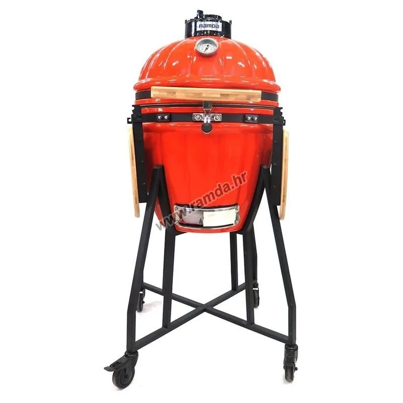 roštilj kamado žar pumpkin narančast fi18" fi46cm - slika 2