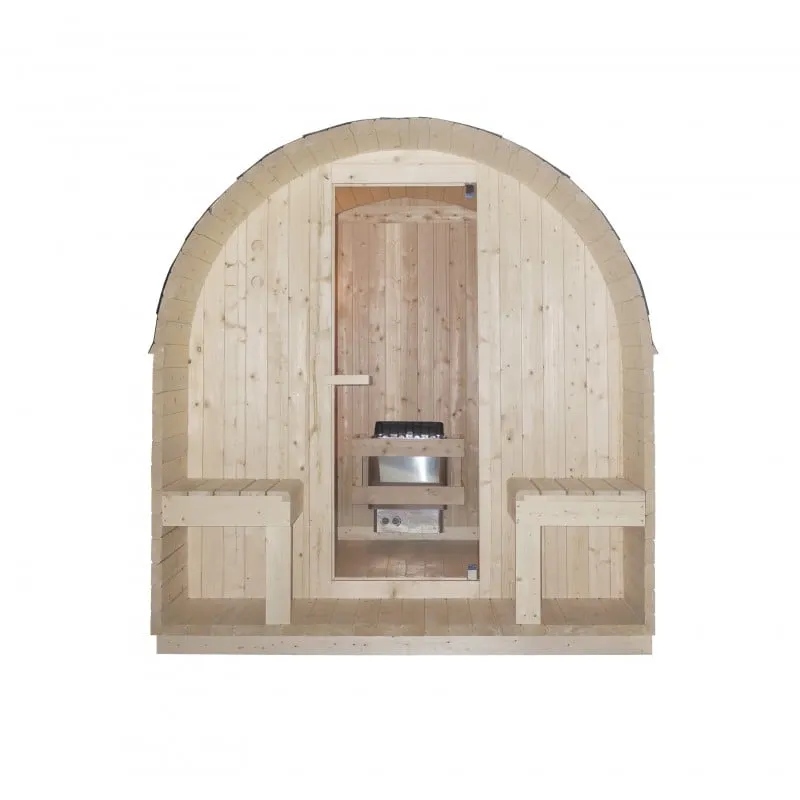 sauna vanjska island xl za 4 osebe 189x220x200 cm - slika 2