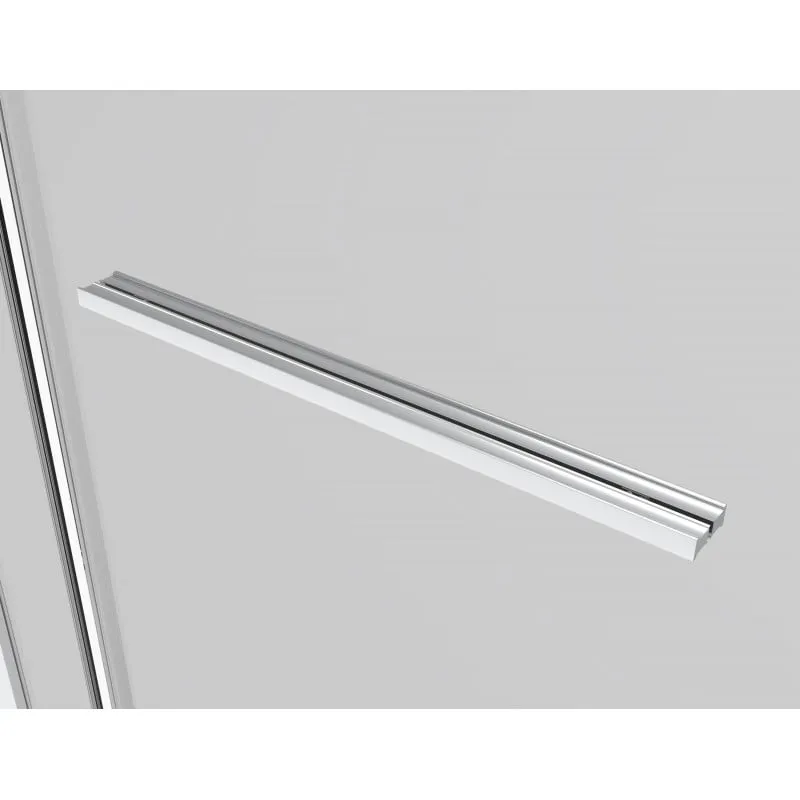 pravokutna tuš kabina sa kliznim vratima crna 90x200 6mm esg easy-clean/easy-mounting - slika 2