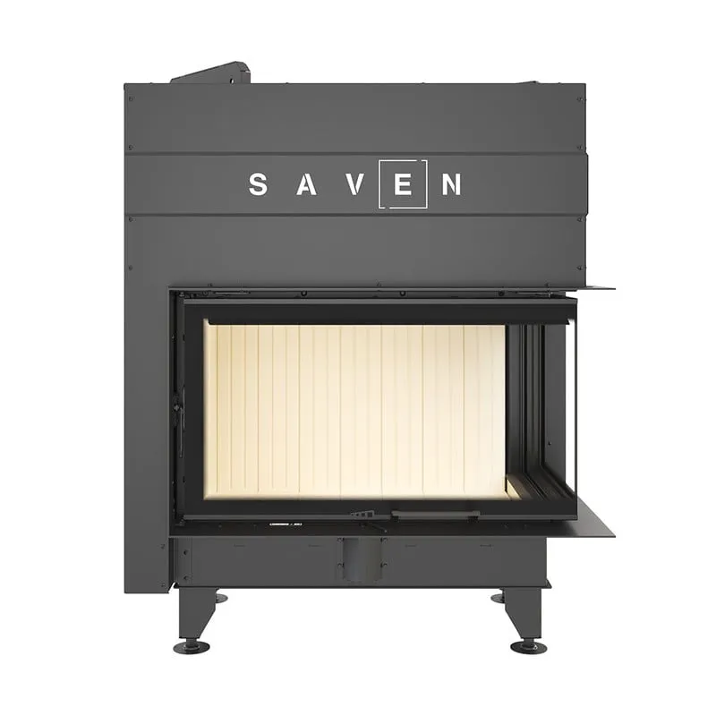 kamin ugradbeni g/saven energy up 85x50x47r (17,0 kw) - bijeli šamot - slika 5