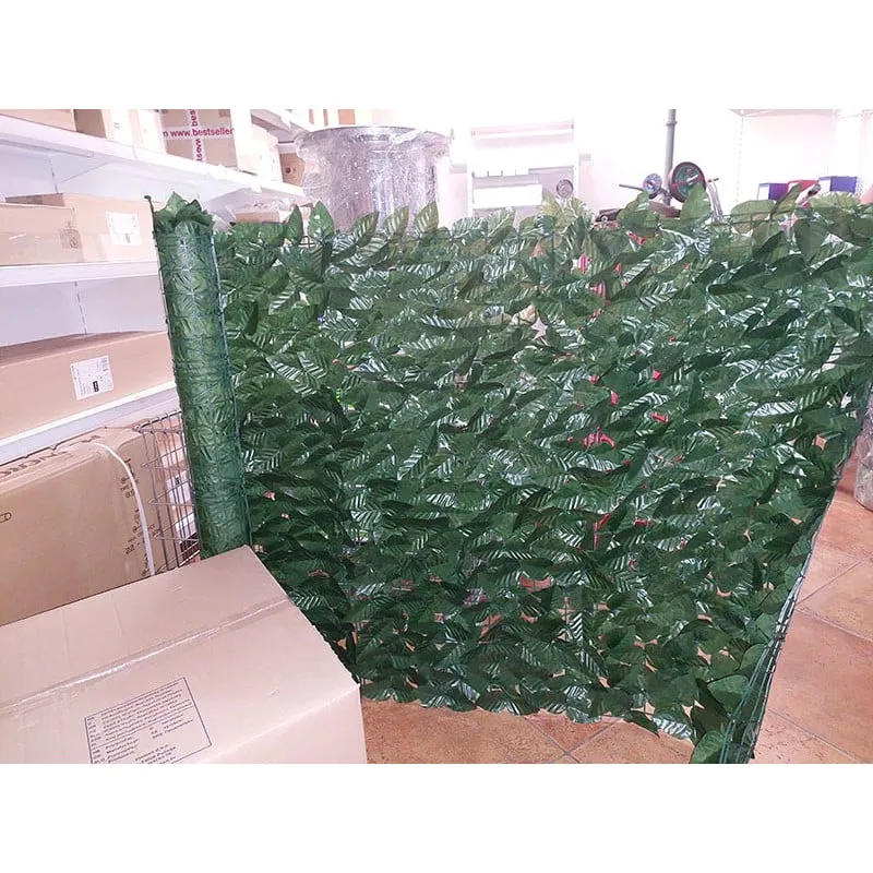 ograda od umjetnog lišća "lovor" zelena 1.0 x 20.0 m - slika 2