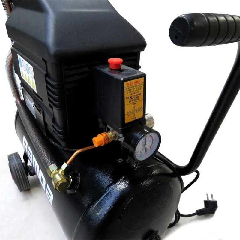 kompresor klipni 190/2 24l/8bar/1.1kw(1.5ks) 190l/min - ramda - slika 2