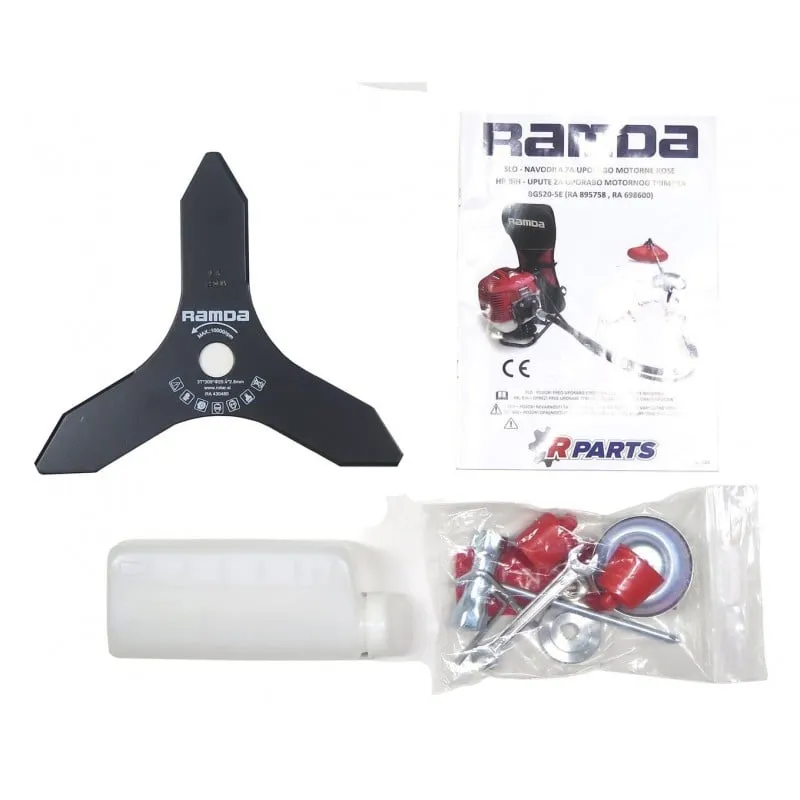 ramda bg-520 leđni motorni trimer, 52ccm - slika 7