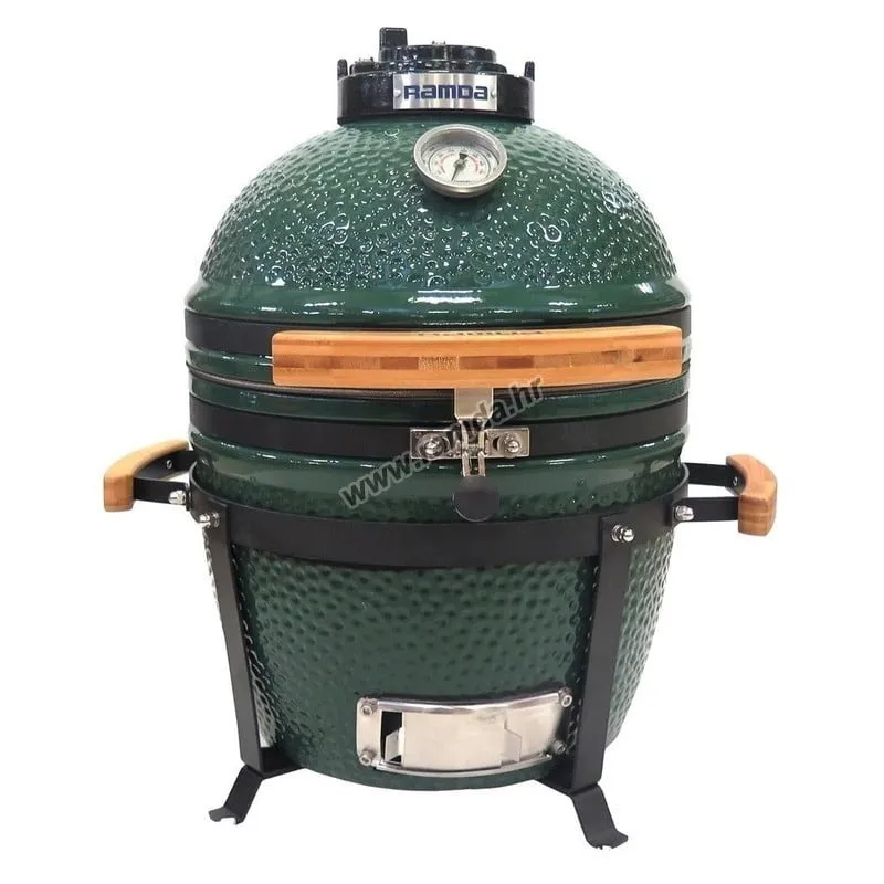 roštilj kamado pattern fish zelen fi16" fi41cm - slika 1