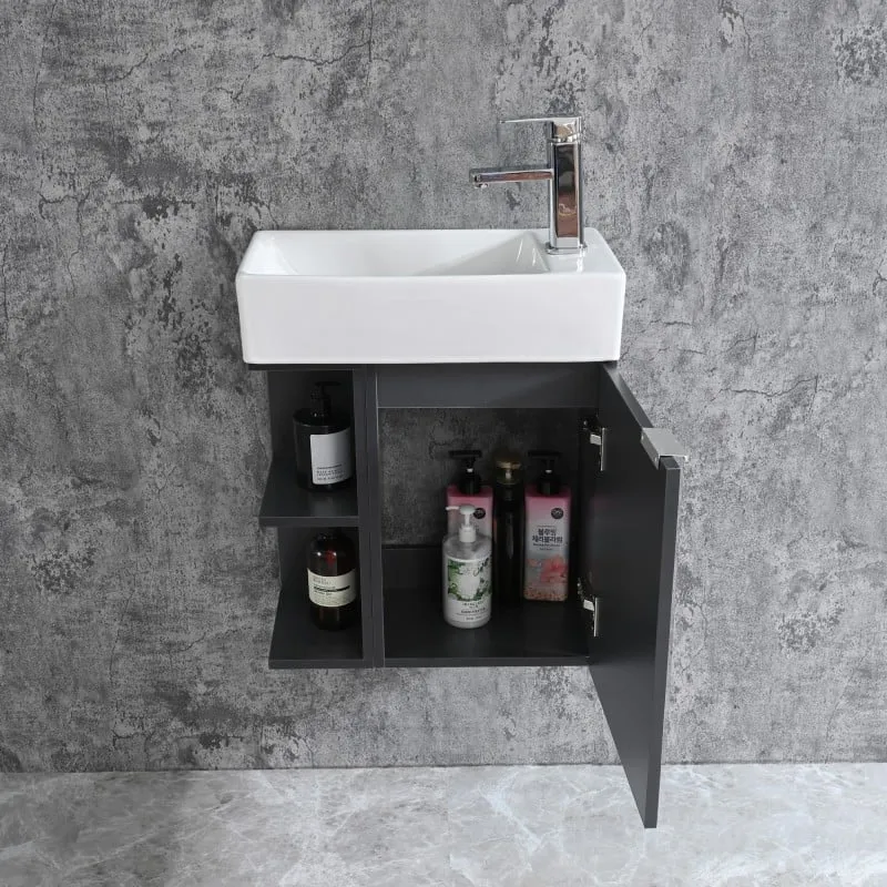 kupaonski set spring 50x60cm sivi - slika 5