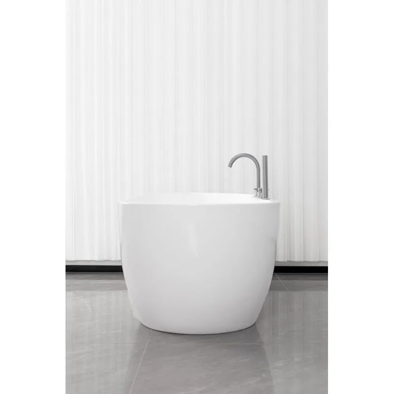 kada samostojeća aruba krom 170x75x58 cm - slika 2
