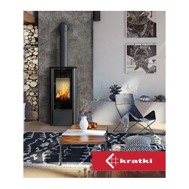 samostojeći kamin koza enyo - slika 2